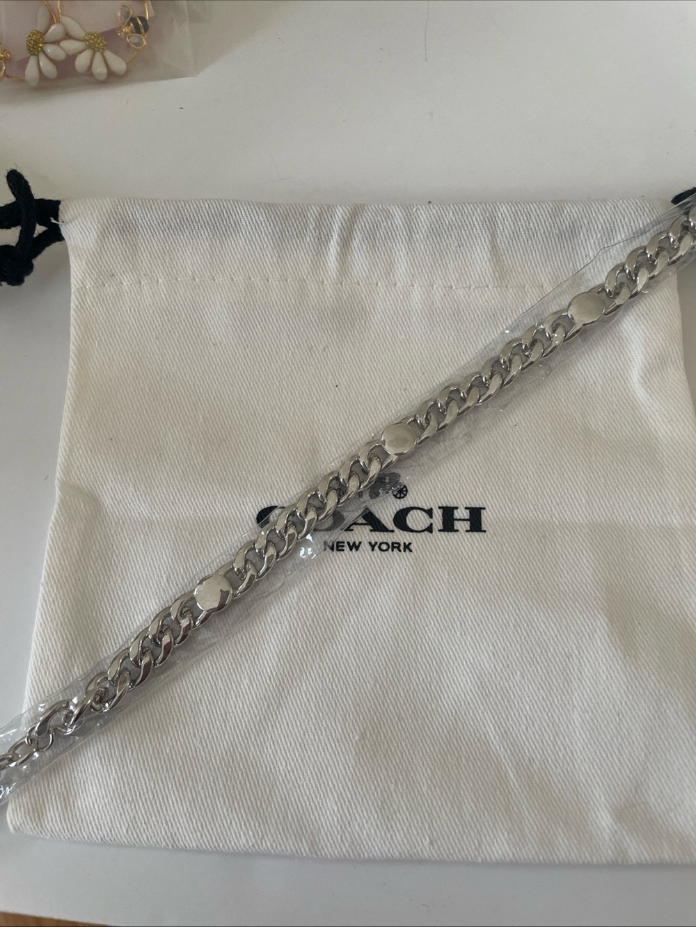 Coach Silver Chain bracelet - Silver Polished Link